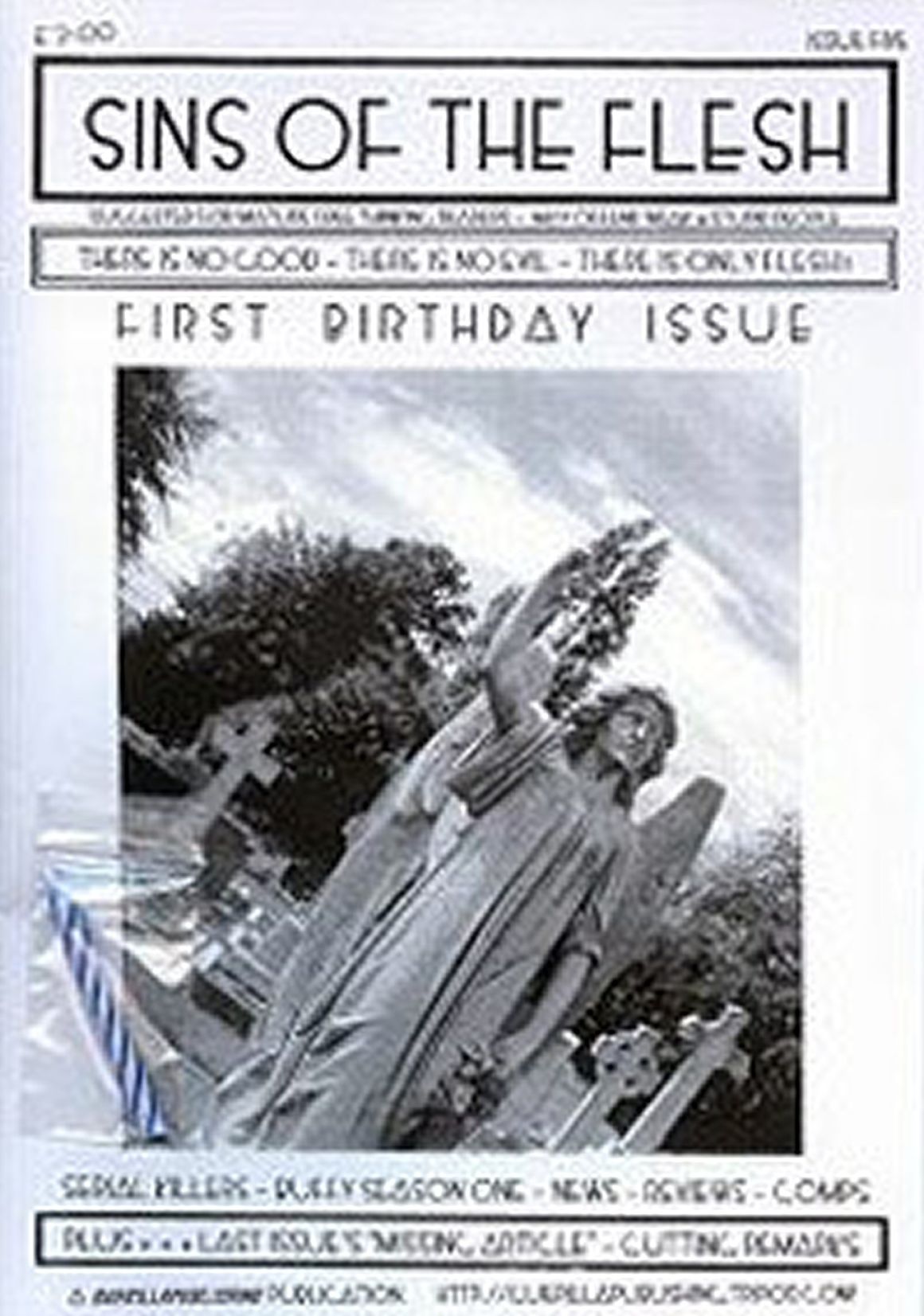 SINS OF THE FLESH (2002) magazine side cover Issue 5   