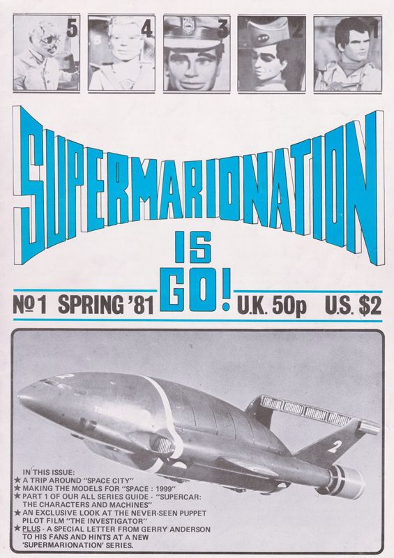 SUPERMARIONATION/S.I.G. magazine side cover Issue 1 Spring 1981