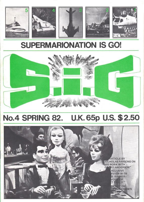 SUPERMARIONATION/S.I.G. magazine side cover Issue 4 Spring 1982