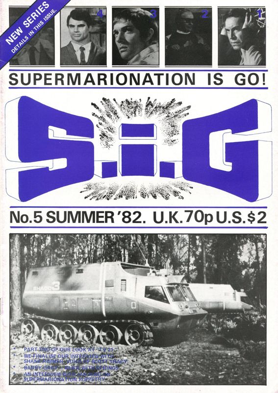 SUPERMARIONATION/S.I.G. magazine side cover Issue 5  1982