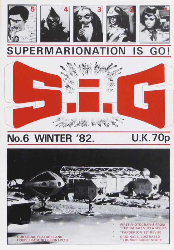 SUPERMARIONATION/S.I.G. magazine side cover Issue 6 Winter 1982