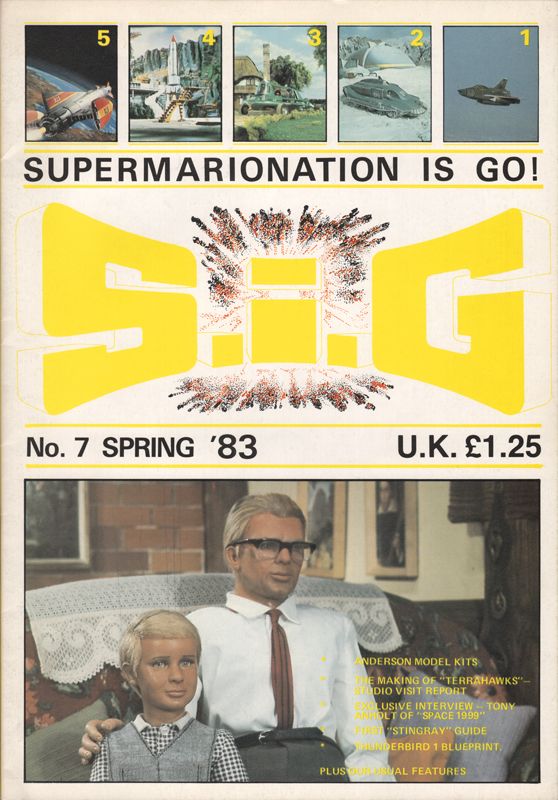 SUPERMARIONATION/S.I.G. magazine side cover Issue 7 Spring 1983