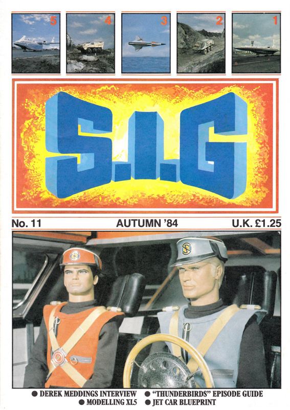 SUPERMARIONATION/S.I.G. magazine side cover Issue 11 Autumn 1984