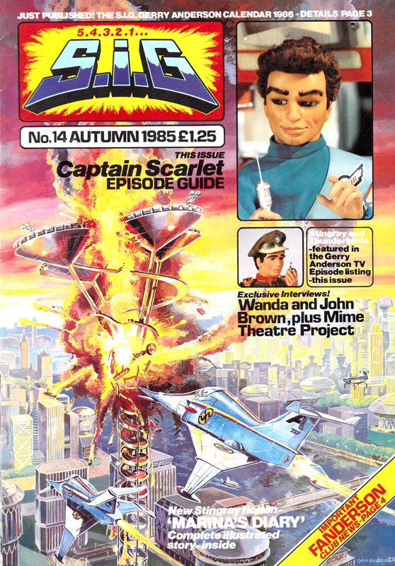 SUPERMARIONATION/S.I.G. magazine side cover Issue 14 Autumn 1985