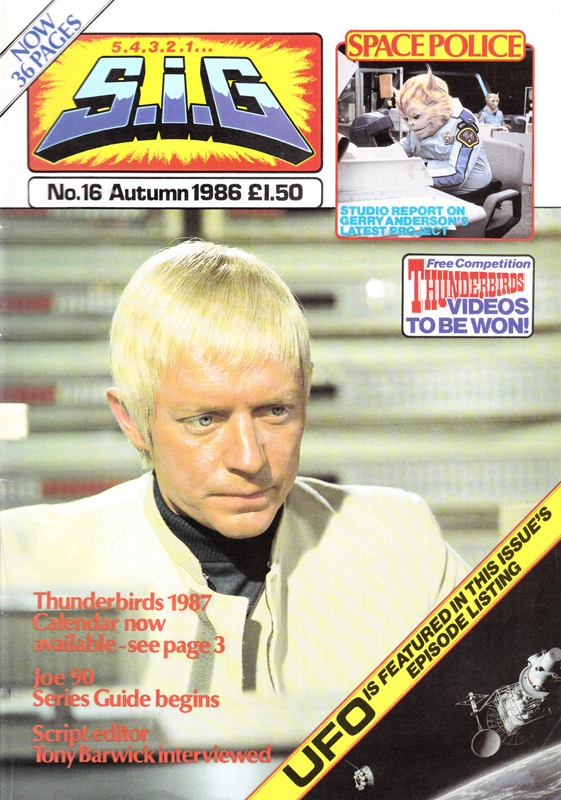 SUPERMARIONATION/S.I.G. magazine side cover Issue 16  1986