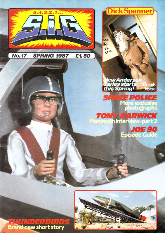 SUPERMARIONATION/S.I.G. magazine side cover Issue 17 Spring 1987