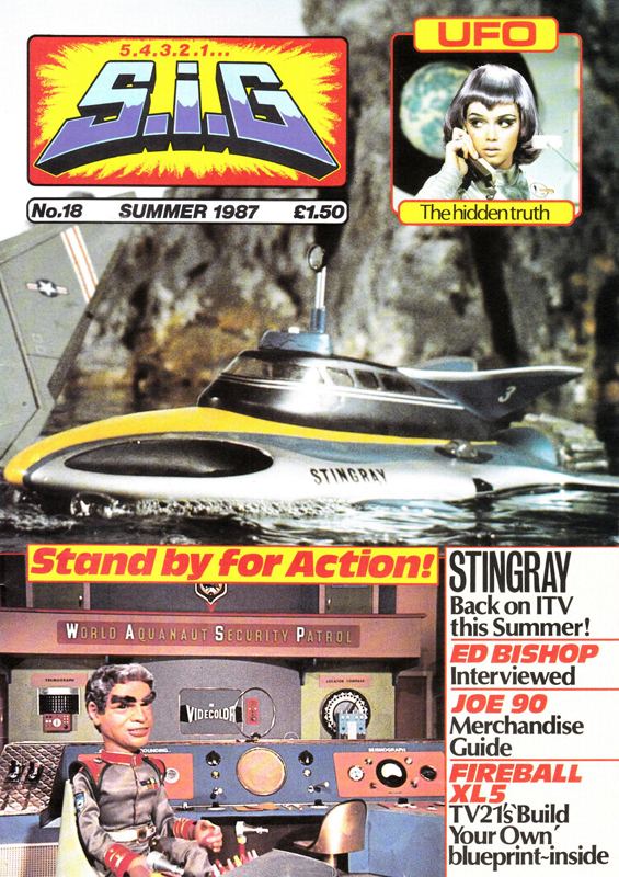 SUPERMARIONATION/S.I.G. magazine side cover Issue 18 Summer 1987
