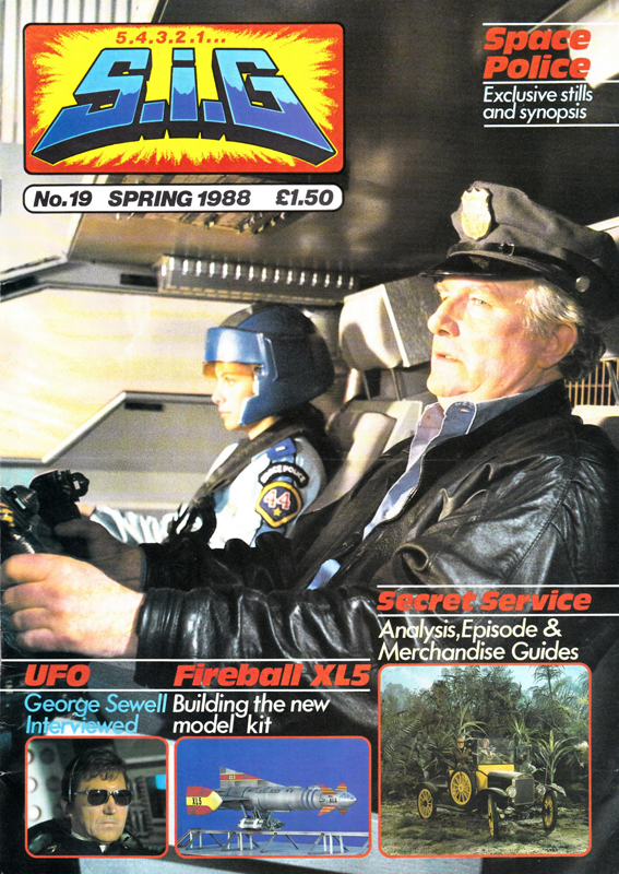 SUPERMARIONATION/S.I.G. magazine side cover Issue 19 Spring 1988