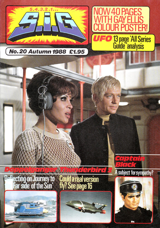 SUPERMARIONATION/S.I.G. magazine side cover Issue 20 Autumn 1988