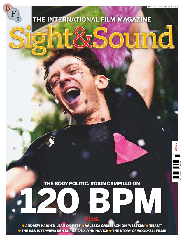 SIGHT AND SOUND magazine side cover  May 2018