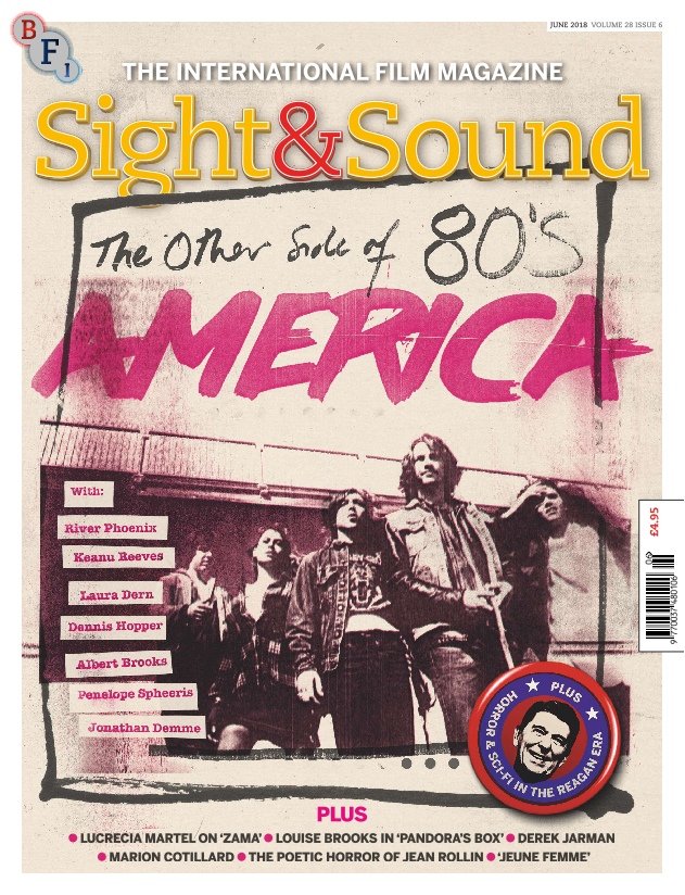 SIGHT AND SOUND magazine side cover  June 2018