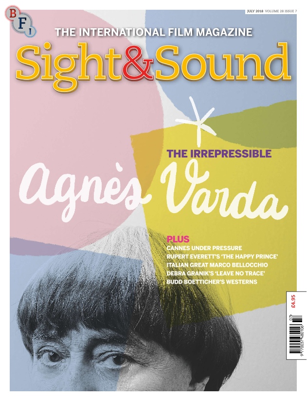 SIGHT AND SOUND magazine side cover  July 2018