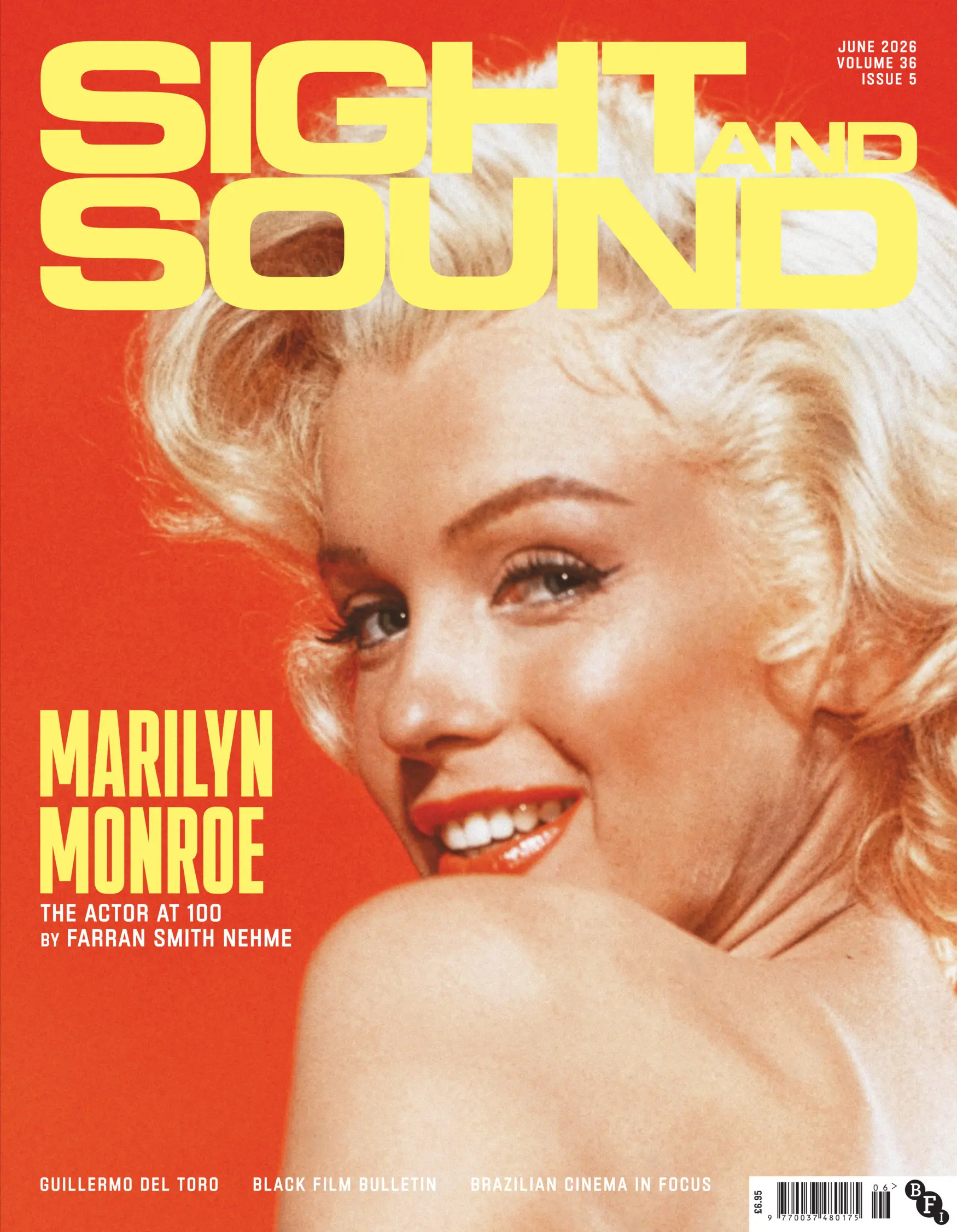 SIGHT AND SOUND magazine side cover  Vol 36 No  5  June 2026
