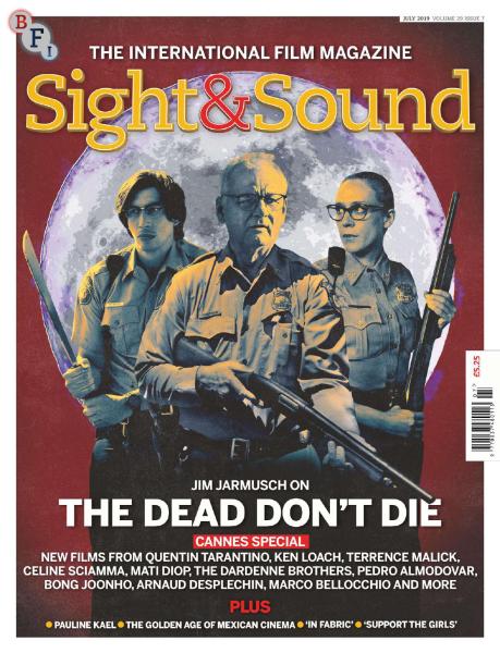 SIGHT AND SOUND magazine side cover  July 2019