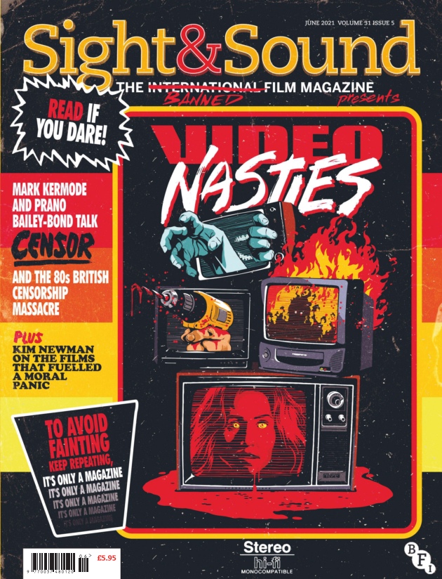 SIGHT AND SOUND magazine side cover  Vol 31 No 5  June 2021