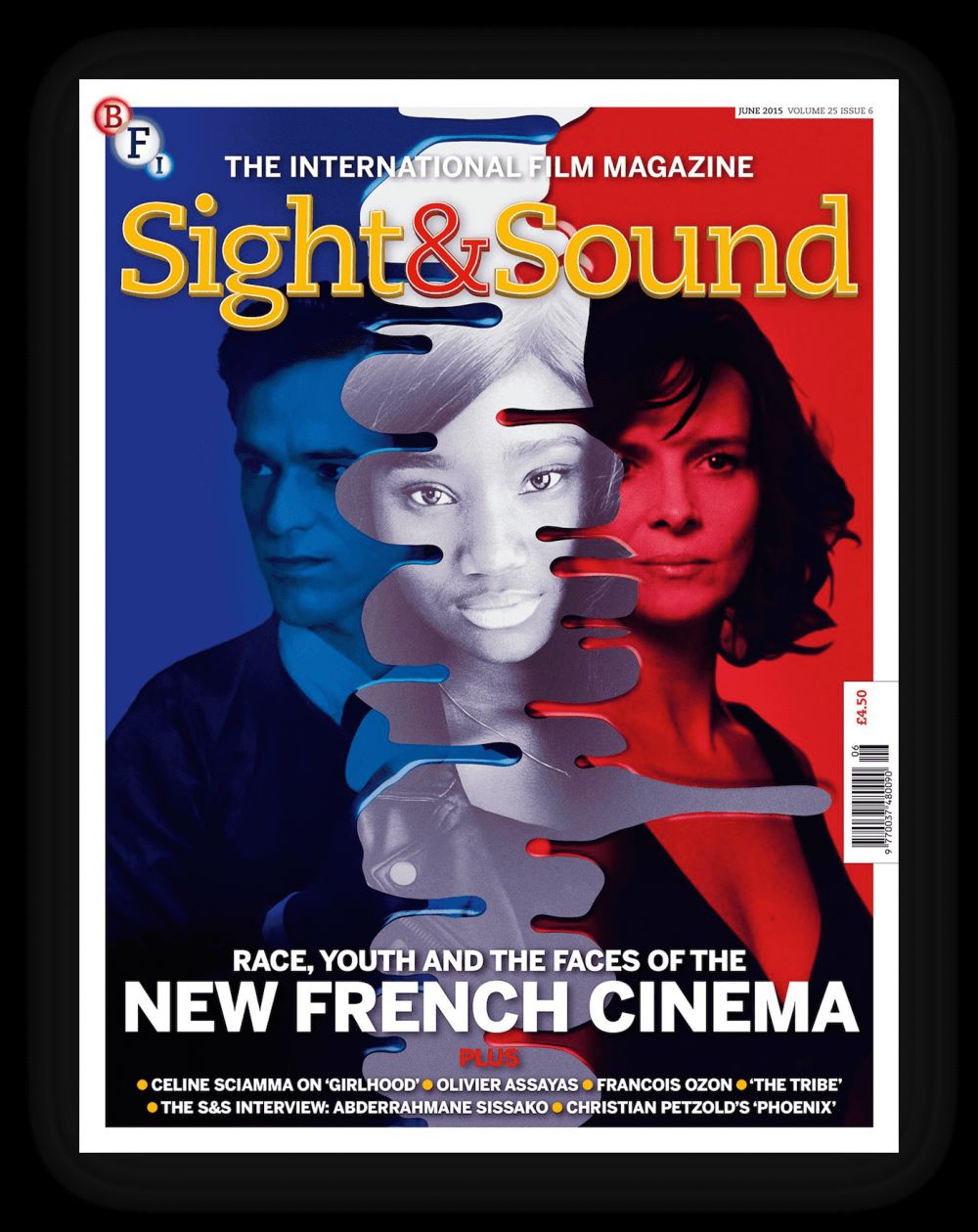 SIGHT AND SOUND magazine side cover June 2015