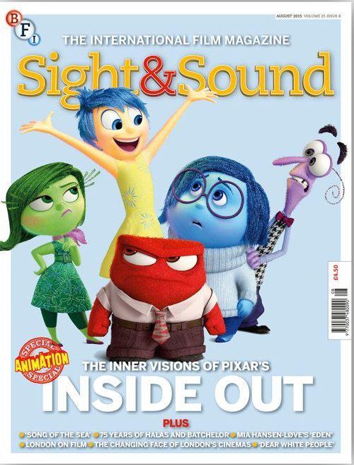 SIGHT AND SOUND magazine side cover August 2015