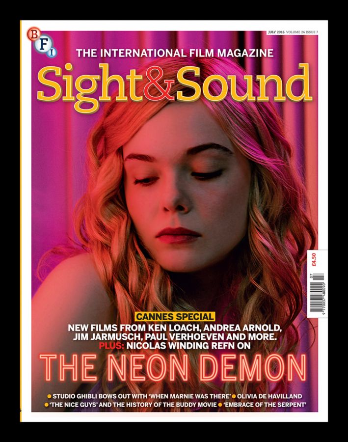 SIGHT AND SOUND magazine side cover July 2016