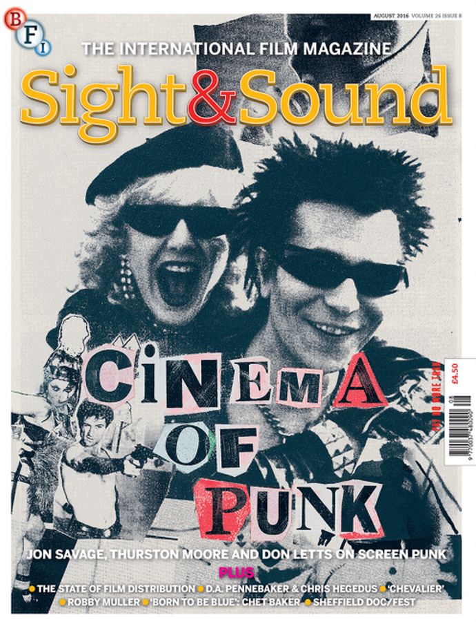 SIGHT AND SOUND magazine side cover August 2016