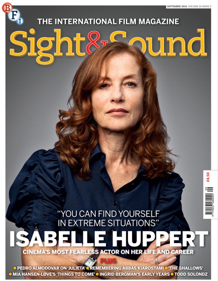 SIGHT AND SOUND magazine side cover September 2016