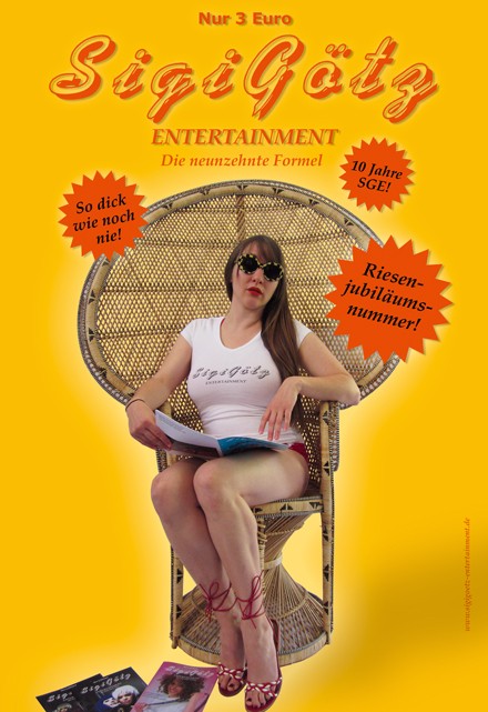 SIGIGOETZ ENTERTAINMENT magazine side cover Issue 19  