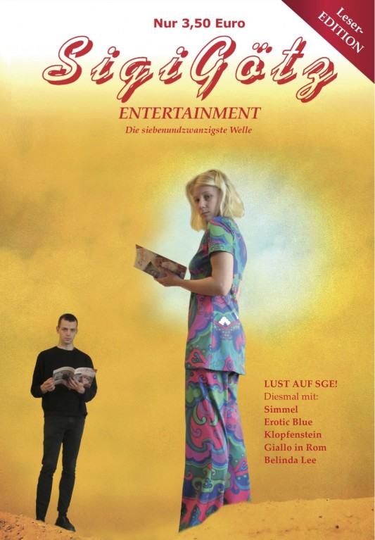 SIGIGOETZ ENTERTAINMENT magazine side cover Issue 1  2016