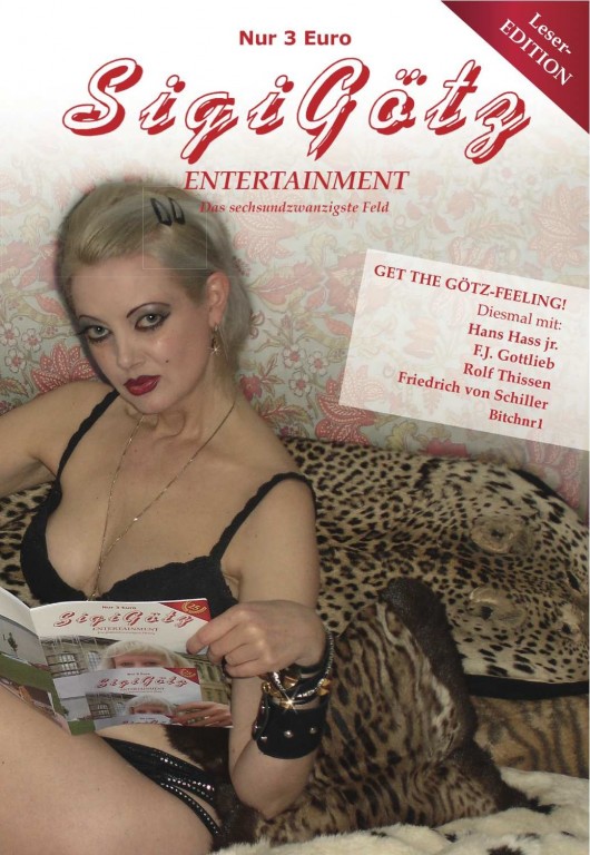 SIGIGOETZ ENTERTAINMENT magazine side cover Issue 2  2016