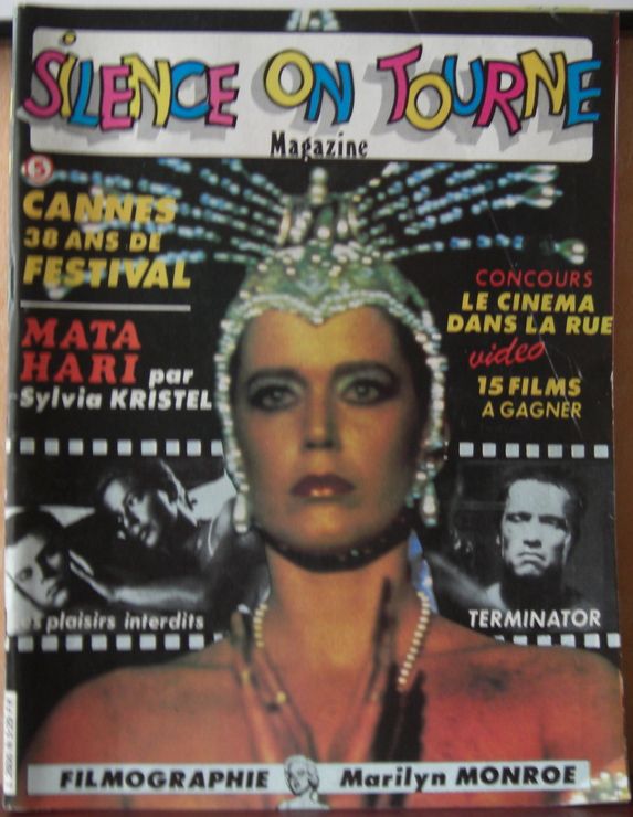 SILENCE ON TOURNE magazine side cover Issue 5  1985