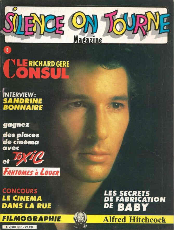 SILENCE ON TOURNE magazine side cover Issue 6 June 1985