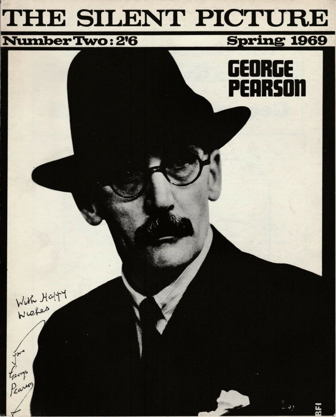 SILENT PICTURE | THE magazine side cover Issue 2 Spring 1969