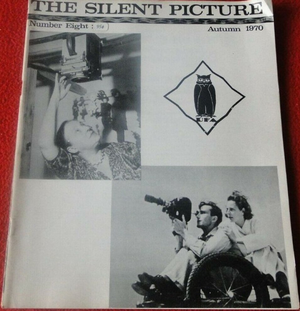 SILENT PICTURE | THE magazine side cover Issue 8  August 1970