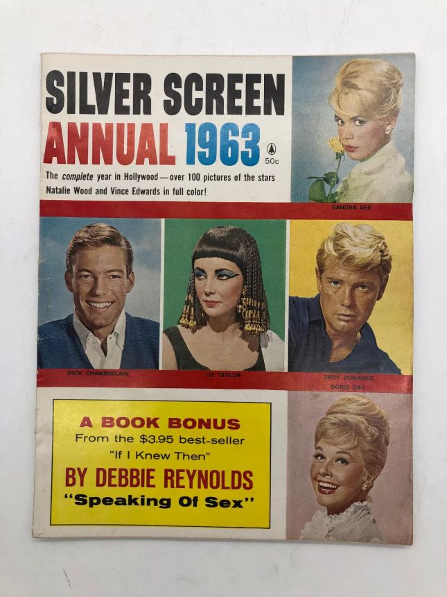 SILVER SCREEN magazine side cover  Annual   1963