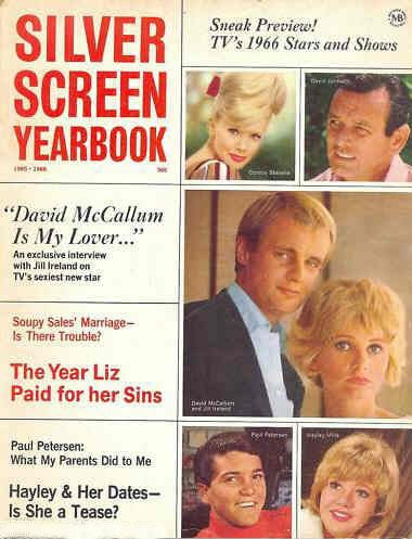 SILVER SCREEN magazine side cover  Yearbook  1965