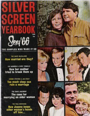 SILVER SCREEN magazine side cover  Yearbook  1966
