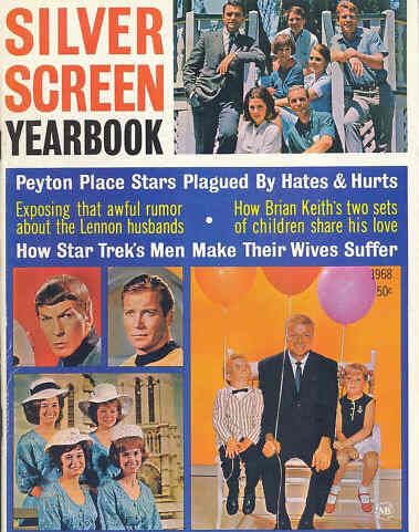 SILVER SCREEN magazine side cover  Yearbook  1967