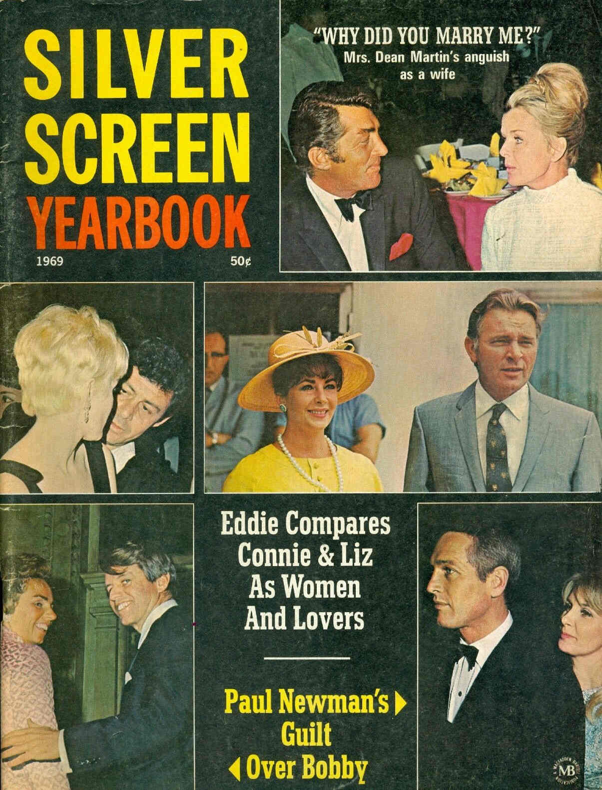 SILVER SCREEN magazine side cover  Yearbook  1969