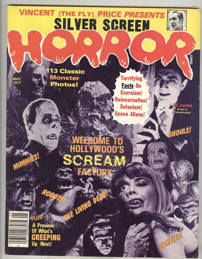 SILVER SCREEN magazine side cover  Vol 49 # 3 May 1977
