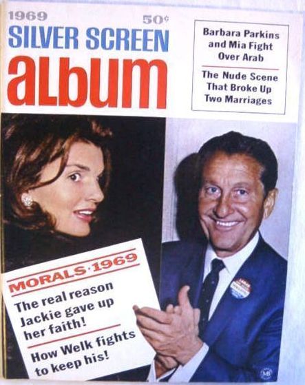 SILVER SCREEN ALBUM magazine side cover  1969