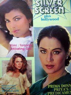 SILVER SCREEN (In) magazine side cover May 1986