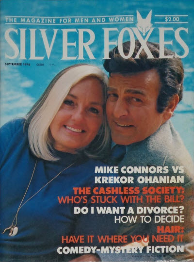 SILVER FOXES magazine side cover  September 1976