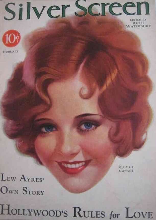 SILVER SCREEN magazine side cover February 1931