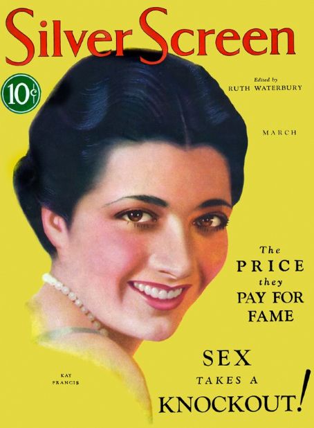 SILVER SCREEN magazine side cover March 1931