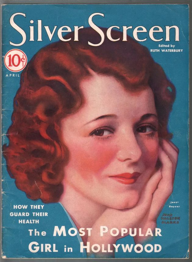 SILVER SCREEN magazine side cover April 1931