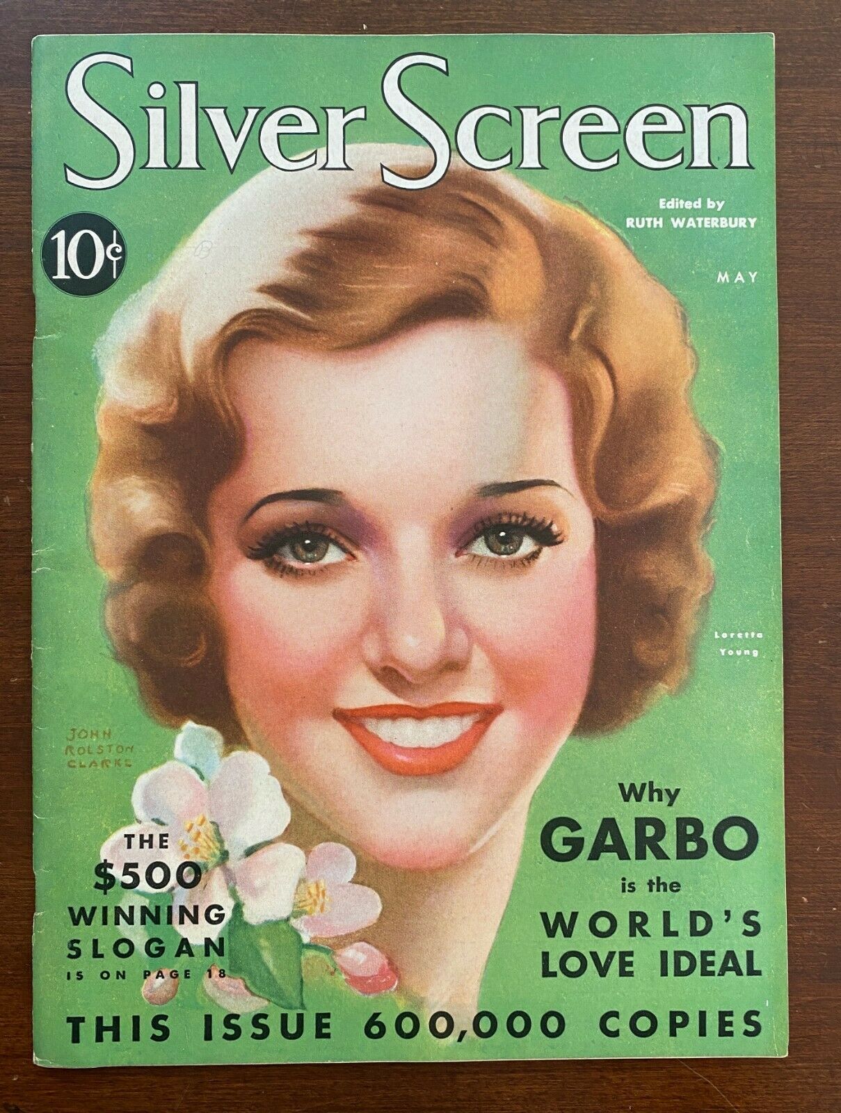 SILVER SCREEN magazine side cover May 1931
