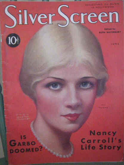 SILVER SCREEN magazine side cover June 1931