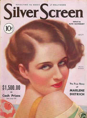 SILVER SCREEN magazine side cover July 1931