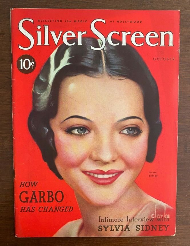 SILVER SCREEN magazine side cover October 1931