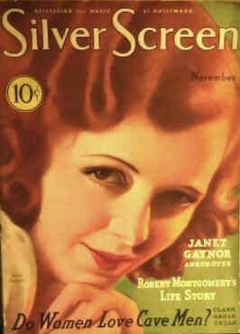 SILVER SCREEN magazine side cover November 1931