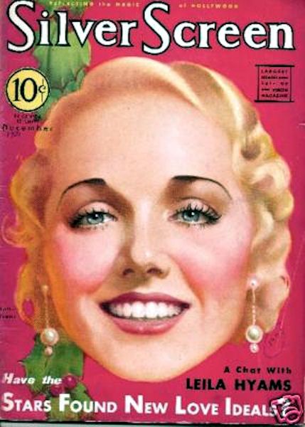 SILVER SCREEN magazine side cover December 1931