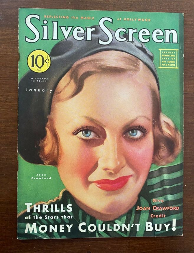 SILVER SCREEN magazine side cover January 1932
